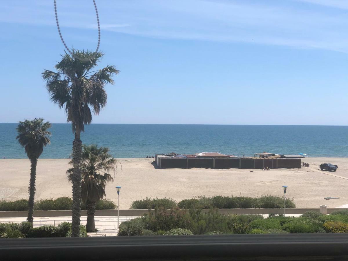 Appart Face A La Mer Les Pieds Dans L'Eau Canet-en-Roussillon Eksteriør billede